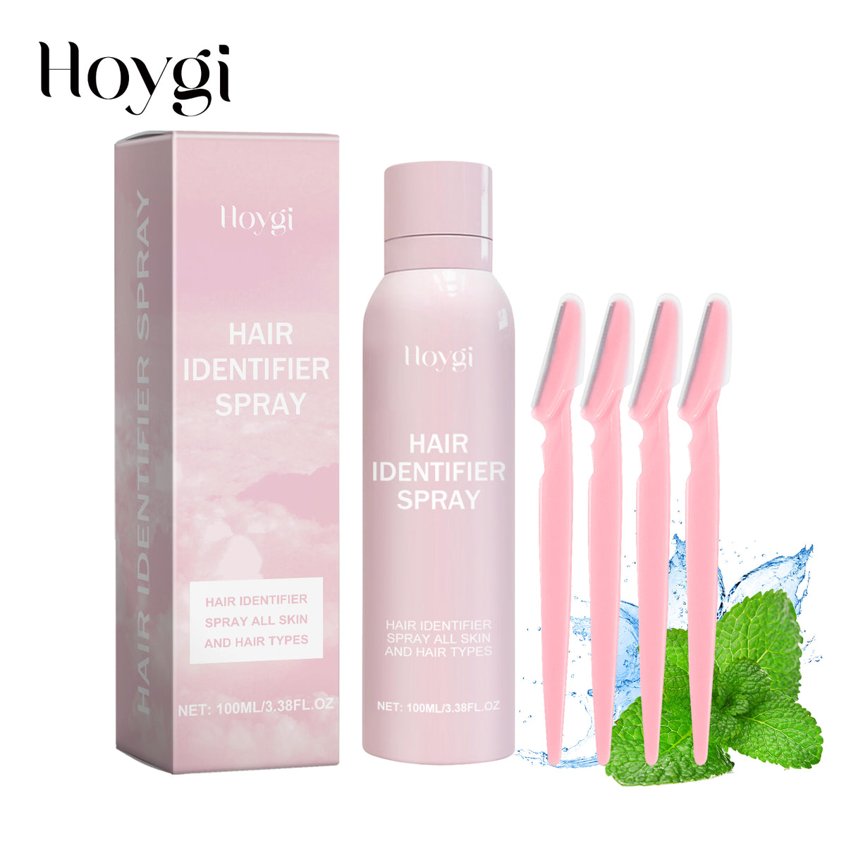Facial Hair Recognition Spray 1 00ml Bottle-4 Scraper 1Box