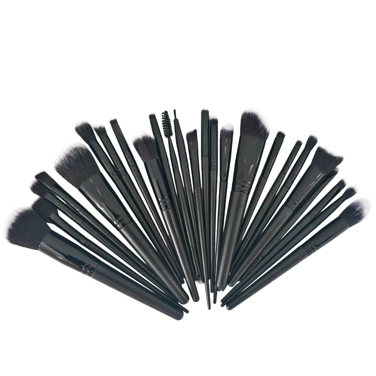 25pcs Makeup Brush Concealer Blush Foundation Eyeshadow Make Up Brush Makeup tools Black (US Logistics only For USPS.TK/TMEU only For self-pickup)